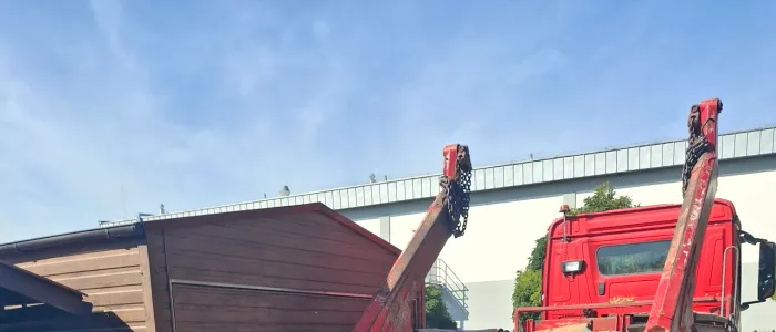 Szerviz Trans konténer munka közben